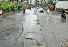 દક્ષિણ ગુજરાતમાં વાવાઝોડા સાથે વરસાદ, નીચાણવાળા વિસ્તારોમાં પાણી ભરાયા