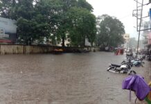 ધરમપુરમાં ધોધમાર વરસાદના કારણે જળબંબાકારની સ્થિતિ !