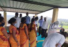 કપરાડા બારપુડા ગ્રામ પંચાયત ખાતે કોવિડ-19ના કરાયા ટેસ્ટ