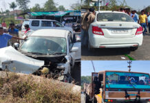 નવસારી જિલ્લાના તુરીયા સર્કલ પાસે આઇસર ટેમ્પો અને કાર વચ્ચે અકસ્માત