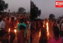 દક્ષિણ ગુજરાતના ગામોમાં  કોરોનાની ગાઈડ લાઈન મુજબ પ્રગટાવવામાં આવી હોળી !