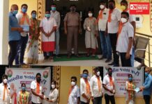 ભારતીય જનતા પાર્ટી વાપી દ્વારા તંબાડી આરોગ્ય કેન્દ્ર ડૉકટરને ઓક્સીમીટર દર્દીઓને માસ્ક વિતરણ