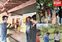 ધરમપુર ચિંચઓઝર ગામના ૧૨૫ પરિવારમાં ઓક્સીજન લેવલ ચેકિંગ અને માસ્ક વિતરણ થયું