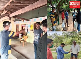 ધરમપુર ચિંચઓઝર ગામના ૧૨૫ પરિવારમાં ઓક્સીજન લેવલ ચેકિંગ અને માસ્ક વિતરણ થયું