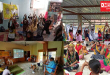 ગુજરાત વિદ્યાપીઠ સંચાલિત જન શિક્ષણ સંસ્થાન વલસાડ અંભેટીમાં યોગ દિવસની ઉજવણી