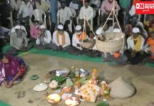 વાંસદાના વાંગણ ગામમાં ખેંચાયેલા વરસાદને પાછો લાવવા નારણદેવની કરાઈ પૂજા