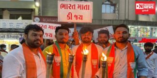 પારડીમાં 15 ઓગસ્ટના સ્વાતંત્ર્ય દિને મશાલ રેલી કાઢી શહીદ જવાનોને યાદ કરાયા