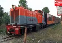 ઐતિહાસિક વઘઇ-બીલીમોરા ટ્રેનની બીજા દિવસે ડબ્બા સાથે ટ્રાયલ