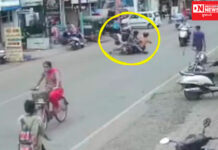 નવસારીમાં રસ્તો ક્રોસ કરી રહેલા વૃદ્ધને બાઈક ચાલકે લીધો અડફેટે