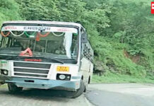 બસ ડ્રાઈવરે સ્ટેરીંગ પરથી કાબુ ગુમાવતા સર્જાયો ગંભીર અકસ્માત