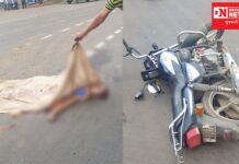 સેલવાસના બાવીસ ફળિયામાં ટ્રક અને બાઇક વચ્ચે સર્જાયો જીવલેણ અકસ્માત