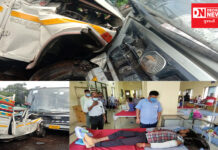 વલસાડમાં મીની એસ.ટી બસ અને પીકઅપ વચ્ચે થયેલા ગંભીરમાં ૨૮ લોકો કાળનો કોળીયો થતાં બચ્યા !