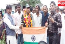 નિવૃત આર્મી જવાનનું ૧૪ ગામના જન સમુદાયોએ કર્યુ ભવ્ય સ્વાગત !