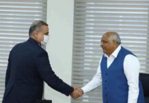 ઇઝરાયલના મુંબઇ સ્થિત કોન્સ્યુલ જનરલ શ્રીયુત કોબ્બી શોષાનીએ મુખ્યમંત્રી સાથે કરી મુલાકાત