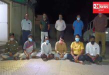 નવસારી LCBએ ચીખલીની અંબિકા નદી કિનારે ૬ જુગારીયાઓને ઝડપ્યા, ૮ વોન્ટેડ જાહેર