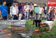 આદિજાતિ વિકાસ વિભાગ વલસાડ દ્વારા મોટીઢોલ ડુંગરી પ્રા. શાળામાં રેઇન વૉટર હારવેસ્ટિંગ થયું ખાતમુહૂર્ત