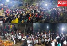 ધરમપુરના મોટીઢોલ ડુંગરી ગામમાં આદિવાસીઓના પરંપરાગત માવલી માતાનો પુજનોત્સવ