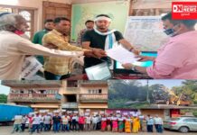 ધરમપુરના પાણી પુરવઠા વિભાગની અસંતોષીય કામગીરી સામે 5 ગામના આગેવાનોએ આપ્યું આવેદનપત્ર