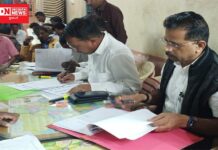 રાજ્યમંત્રી જીતુભાઈ BJP કપરાડા કાર્યાલય ખાતે ગ્રામ પંચાયતની ચૂંટણીમાં ઉમેદવારોના ફોર્મ ભરવાની વેળાએ રહ્યા હાજર