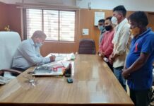 આહવા સિવિલ હોસ્પિટલમાં મહિલાઓને પડતી મુશ્કેલીઓ બાબતે જિલ્લા યુથ કોંગ્રેસનું આવેદન.