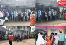 ચીખલીના માંડવખડક ગામમાં સવારથી લઈને સાંજથી સુધી મતદાન માટે લોકોની લાંબી કતારો: 83.80 ટકા થયું મતદાન