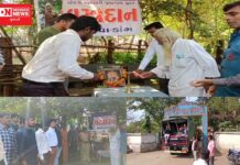 ડાંગ સ્વરાજ આશ્રમમાં મારુતિ સેવા પરમ ધર્મ ટ્રસ્ટ સુરત દ્વારા કરાયું વસ્ત્રદાન