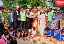 ડાંગના વાસુર્ના તેજસ્વીની આશ્રમમાં નવસારી, સુરત જીવ દયા સંસ્થા દ્વારા ગરીબોમાં અન્ન-વસ્ત્ર-વિદ્યા દાન સાથે કીડીયારું પુરવાનું કાર્ય..