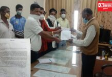 ગુજરાતના ચાર ગામોને દાનહમાં સમાવેશ કરવાના વિરોધમાં કોંગ્રેસ દ્વારા કપરાડા મામલતદારશ્રીને આવેદન પત્ર