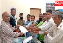 ધરમપુરના કેળવણી ગામમાં ગ્રામસભાના ઠરાવ અવગણના કરી મનમાની કરતાં અસામાજિક તત્વો વિરુદ્ધ અપાયું આવેદનપત્ર