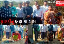 પારડીના અંબાચ ગામના પાનેર ફળીયામાં થયું રસ્તાનું ખાતમુર્હુત: લોકોમાં ખુશી..!