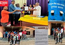 વાંસદાના વિદ્યાર્થીઓ દ્વારા મામલતદારને યુવરાજસિંહને જેલમુક્ત કરવા અપાયું આવેદનપત્ર