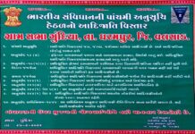 ધરમપુરના ગુંદિયા ગામમાં ગ્રામજનોનો સંકલ્પ.. થયું અનુસૂચિ 5નું અમલીકરણ