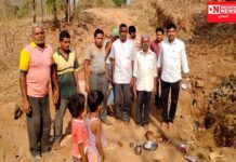 વાંસદાના દુબળ ફળિયા ગામના મોરલી ફળિયામાં નાળાનું થયું ખાર્તમુહુર્ત