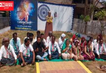 ડાંગ કોંગ્રેસ સમિતિના દ્વારા લોકશાહી બચાવો-સંવિધાન બચાવોની માંગને લઈને મૌન ધરણા..