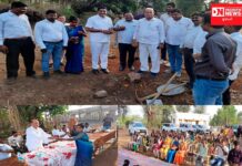 ઉમરગામમાં જિલ્લાના 15માં નાણાપંચમાંથી થયું રમણભાઈ પાટકરના હસ્તે બે ઓરડાનું ખાતમુહૂર્ત