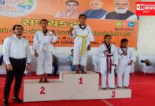 ૧૧મો ખેલમહાકુંભ રાજ્યકક્ષાની ટેકવાન્ડો U-૧૭ જિલ્લાકક્ષાની સ્પર્ધામાં ભગિની સમાજ હાઈસ્કૂલની વિદ્યાર્થીનીઓનું ઉત્કૃષ્ટ પ્રદર્શન