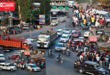 વાંસદાના હનુમાનબારી ચાર રસ્તા પર અકસ્માત: એકઠી થયેલી ભીડના કારણે સર્જાયા ટ્રાફિકના દ્રશ્યો: જુઓ વિડીયો