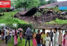 વરસાદમાં તૂટી પડેલા ઘરમાં માજીની મદદે પોહચ્યા ખેરગામના યુવાનો: કોઈપણ ભૂખ્યું-તરસયું કે છત વગર નહિ સુવે: ડો. નિરવ પટેલ