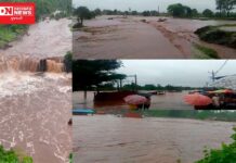 અવિરત વરસાદને કારણે સમગ્ર ઉમરપાડા તાલુકો જળ બંબાકાર..