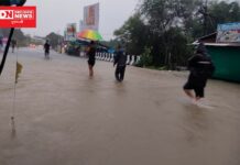 મેઘરાજાની ધમાકેદાર બેટિંગના કારણે જાણો ચીખલીના કયા ગામોના રસ્તો થયા બંધ..