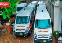 વલસાડમાં દરેક સામુહિક આરોગ્ય કેન્દ્રો અને પ્રાથમિક આરોગ્ય કેન્દ્રો ઉપર ‘એમ્બ્યુલન્સ’ની સુવિધા ઉપલબ્ધ કરાવવાનું આયોજન