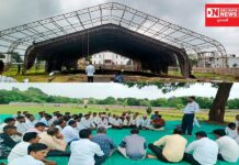 સાગબારા તાલુકાના સેલંબા ગામમાં 9મી ઓગસ્ટ વિશ્વ આદિવાસી દિવસ માટેની તડામાર તૈયારીઓ..