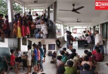 ધરમપુર તાલુકાની ખાંડા ગામની નિલ પર્ણ આશ્રમશાળા યોજાયો મફત આરોગ્ય કેમ્પ..