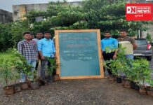 શ્રી જયપાલસીંગ મુંડા ” આદિવાસી યુવા વિકાસ ગ્રૂપ દ્વારા ધરમપુરના મોડેલ સ્કૂલ, માલનપાડામાં ફળદાયી વૃક્ષારોપણ..