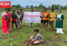 જાયન્ટ્સ ગ્રૂપ ઑફ વલસાડ દ્વારા ધરમપુરના પીપરોળ ડુંગરે વૃક્ષારોપણ..