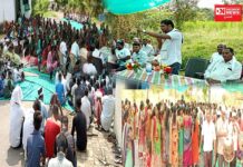 વલસાડના વાંકલ ગામમાં તાપી રિવર લીંક, ભારતમાંલા અને મેરીટ પોલીમર્સ કંપનીના વિરોધ રેલીના મુદ્દે યોજાઈ મિટિંગ..