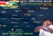 અંબાજીથી શરુ થયેલી કોંગ્રેસની યુવા પરિવર્તન યાત્રા આવતીકાલે આવશે વાંસદામાં.. બાઈક રેલીનું થશે આયોજન