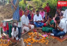 વાંસદા તાલુકાની ખડકાળા પ્રાથમિક શાળાનુ જર્જરિત મકાન તોડી નવી શાળા બાંધવાનું થયું ખાર્તમૂહર્ત