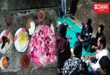 ખેરગામના યુવાનોની ટીમ દ્વારા કાળીચૌદસની રાત્રે અંધશ્રદ્ધા નાબુદી માટે સ્મશાનમા ખીચડી-શાકનો પ્રયોગ