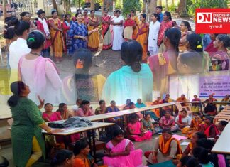 વાંસદામાં ચેતના સંસ્થા અમદાવાદ અને લાર્સન અને ટુબ્રો પબ્લિક ચેરીટેબલ ટ્રસ્ટ મુંબઈ દ્વારા કુપોષણ ઘટાડવા સંદર્ભમાં યોજાઈ તાલીમ.